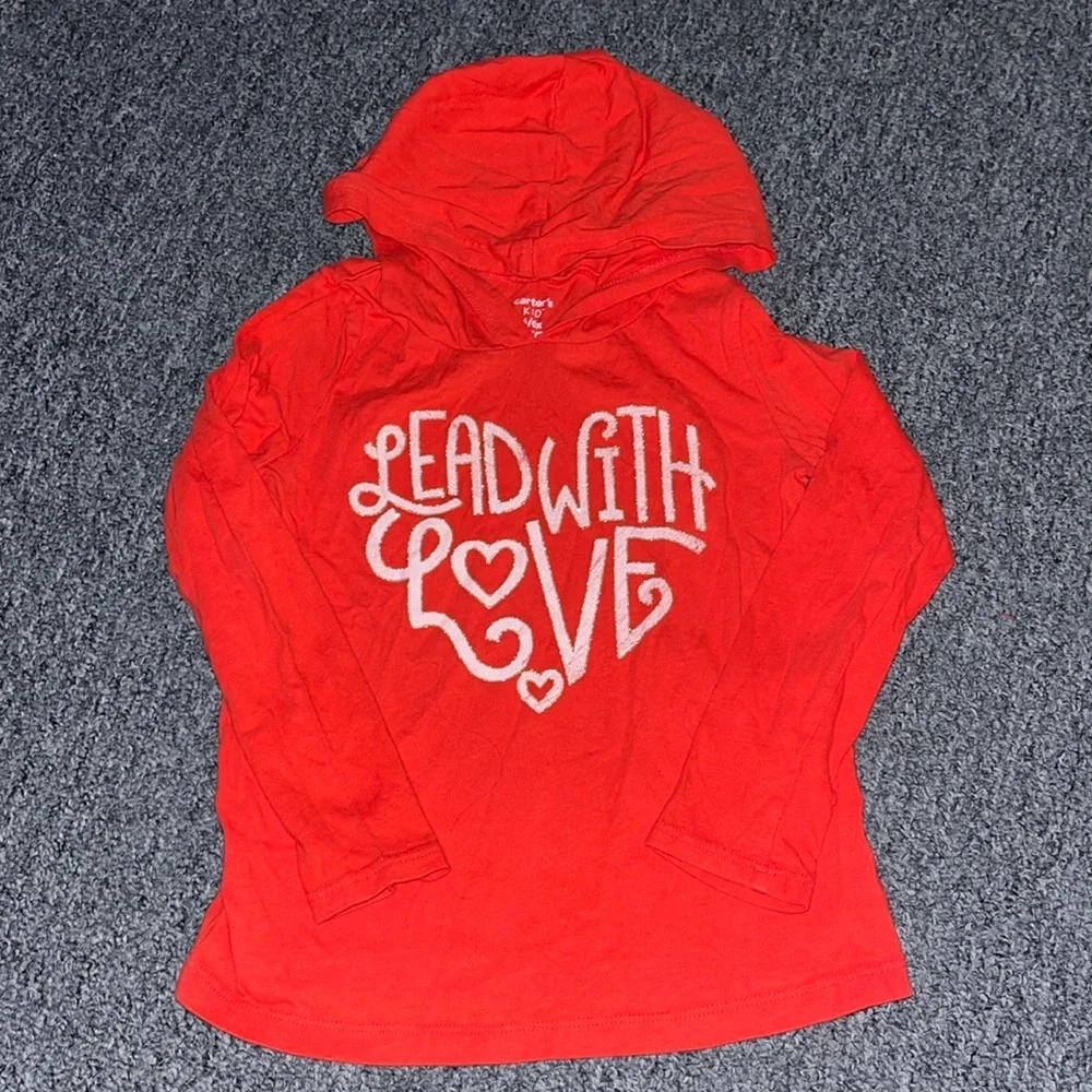 ❤️CARTERS HOODED GIRLS TOP